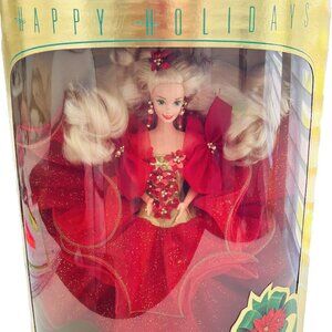 Barbie in Bright Red Costume Holidays Special Edition 1993 Collectible Doll NIB